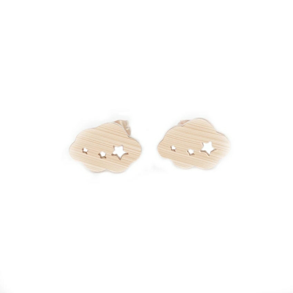 Star Cloud Stud Earrings
